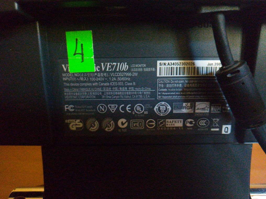 Монитор ViewSonic VE710b