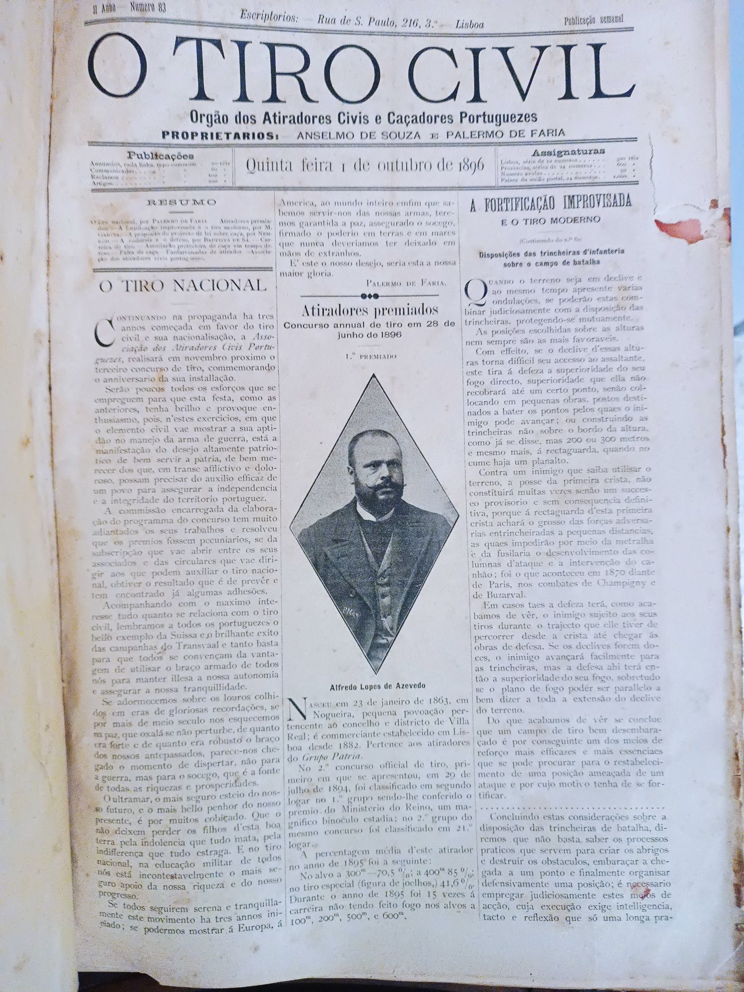 118 revistas Tiro Civil 1896 a 1900