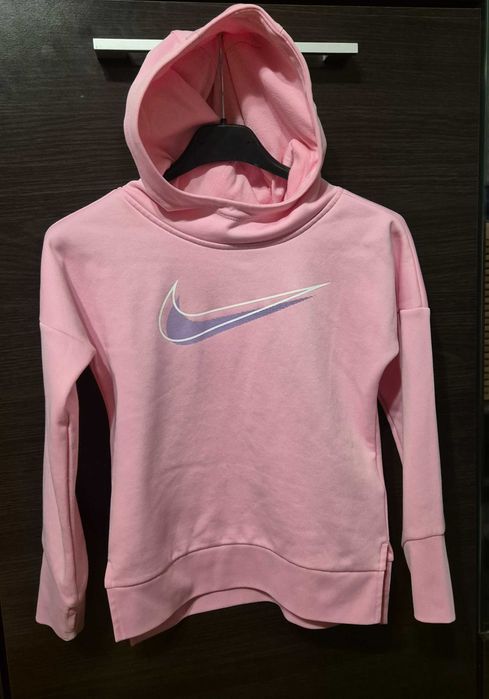 Bluza dziewczęca Nike różowa rozmiar z metki 110-116 (122-128)