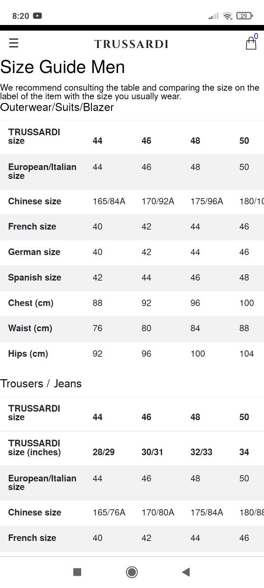 Koszula męska błękitna Trussardi Jeans slim fit 175/96a, 40