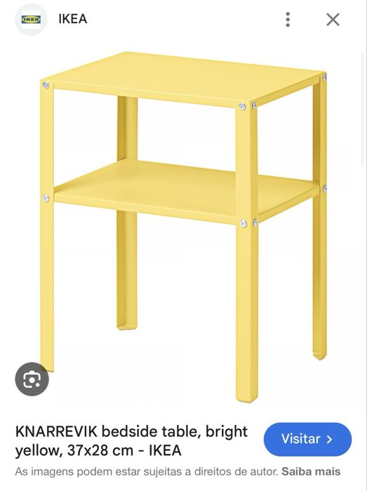 Mesa Cabeceira KNARREVIL IKEA (edição limitada)