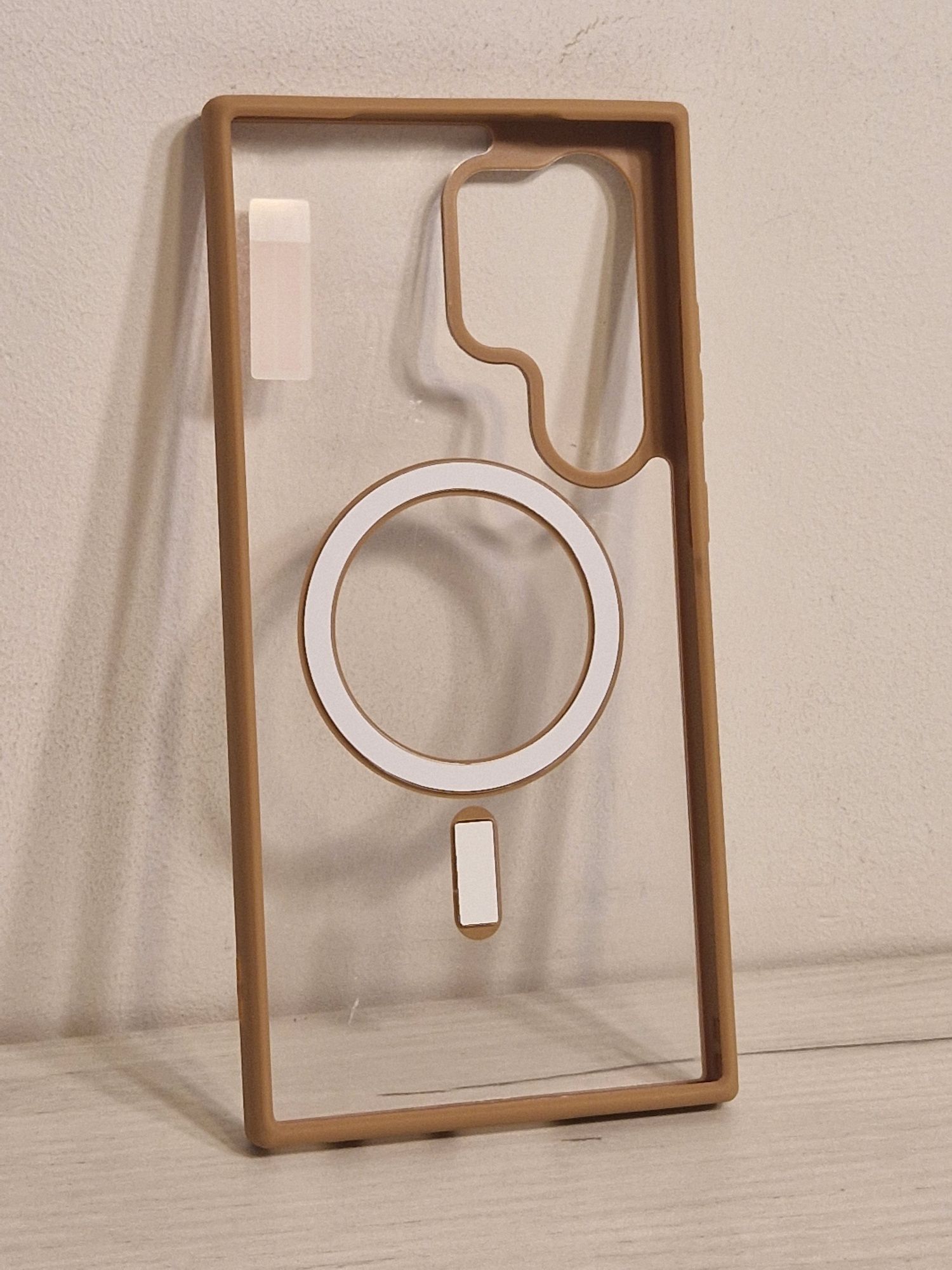 Acrylic Color Magsafe Case do Samsung Galaxy S24 Ultra pustynny tytan