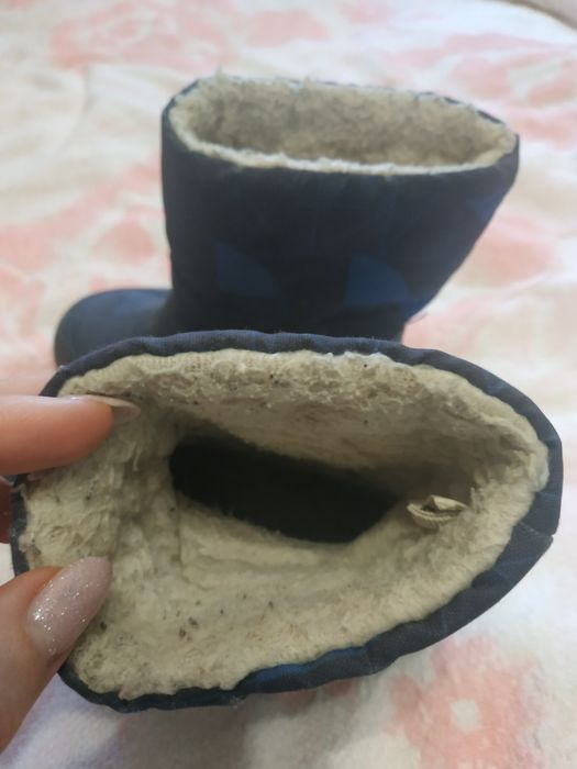 Чоботи весна/осінь, розмір 24,  прорезинені