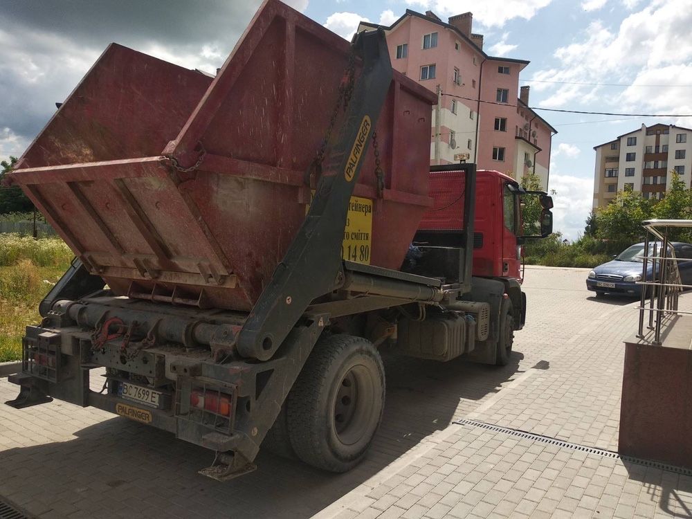 Вивіз будівельного сміття Львів контейнерами, оренда контейнерів