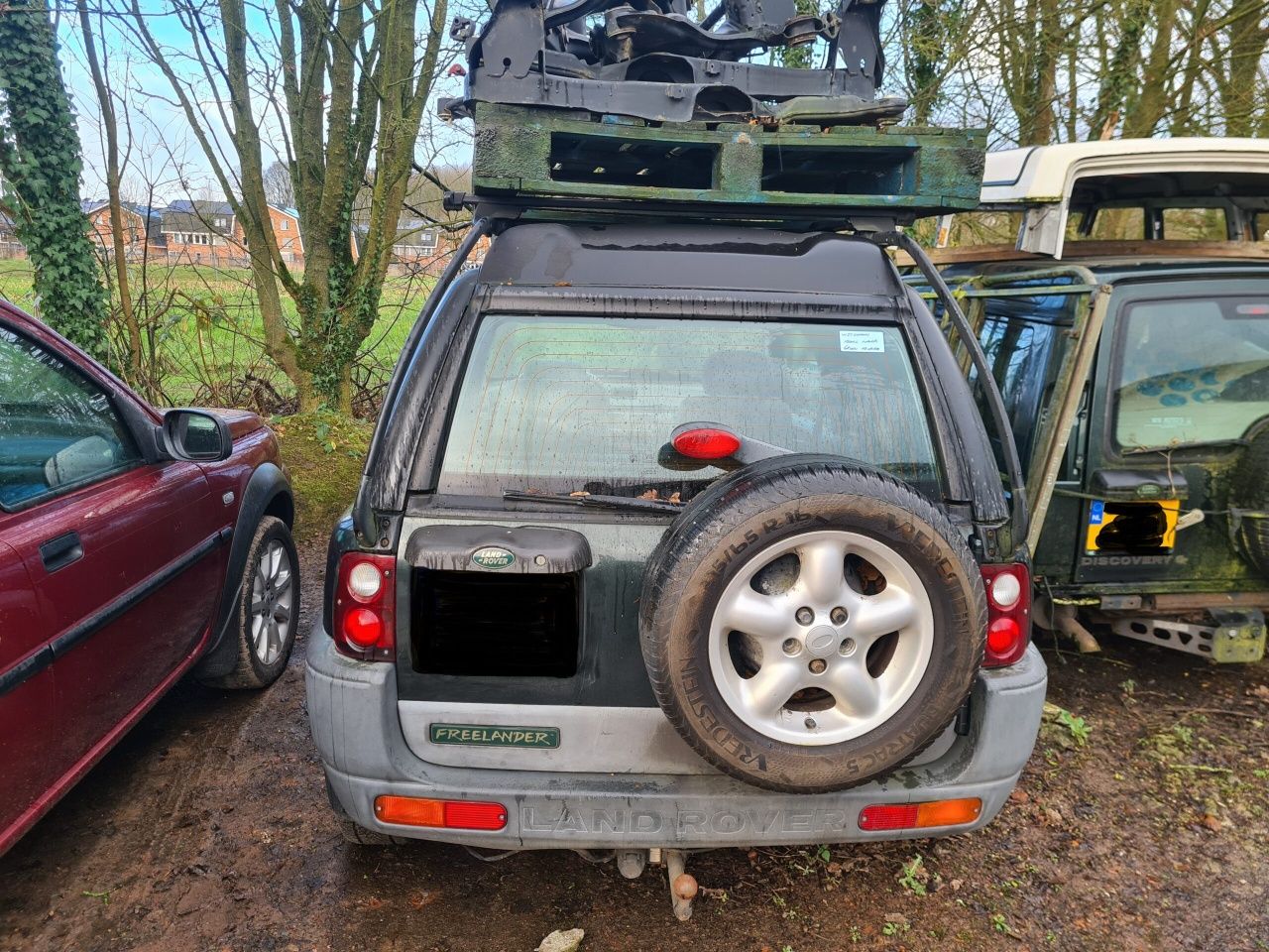 Land Rover freelander 1 peças usadas barras tejadilho Thule