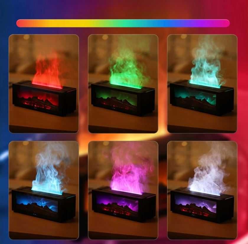 Nawilżacz powietrza z efektem kominka