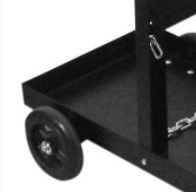 Carro Carrinho Porta-Botijas / Garrafas Soldadura c/ corrente JL20