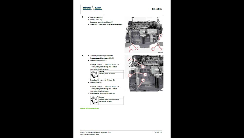 Agrotron m620 instrukcja napraw. Kompletna. Po Polsku!