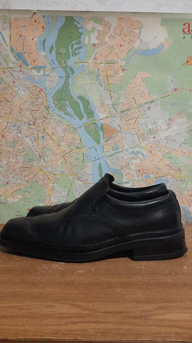 Туфли мужские кожа MIDA р.40, замш р.45.