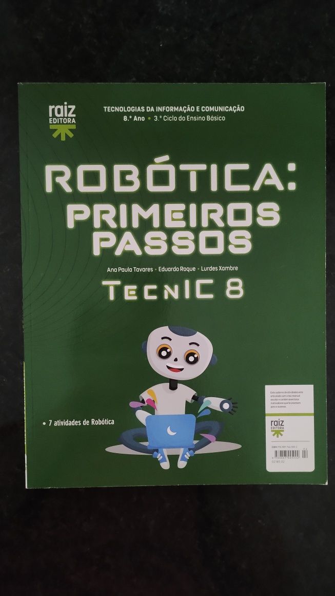 Caderno de atividades TIC 8 Ano Tecnic 8 5€