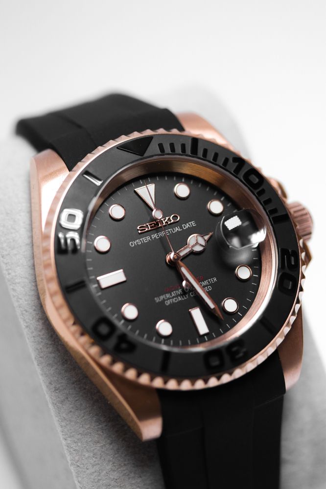 Zegarek Custom Seiko Mod Submariner Yacht-Master