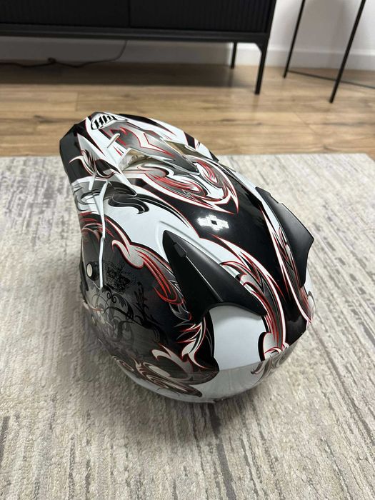 Kask motocyklowy cross bardzo dobry stan rozmiar L