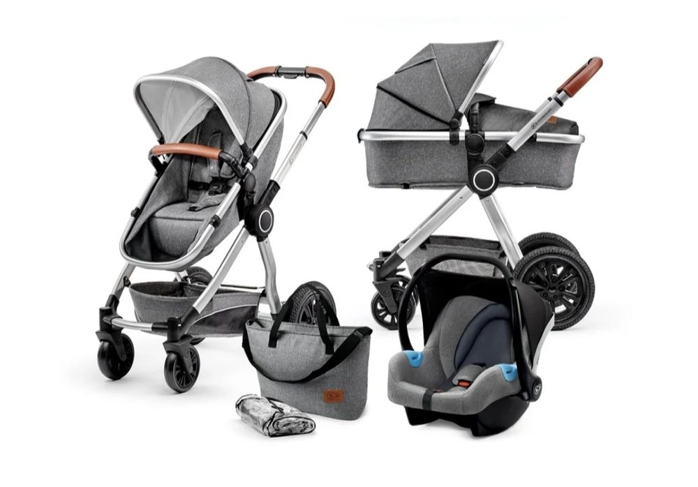 Carrinho de bebe kinderkraft veo 3 em 1