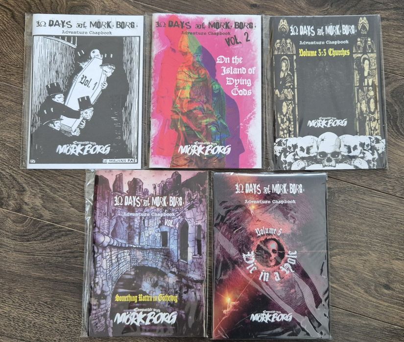 MORK BORG / ogromny zestaw zinów RPG / D&D Warhammer Zew Cthulhu