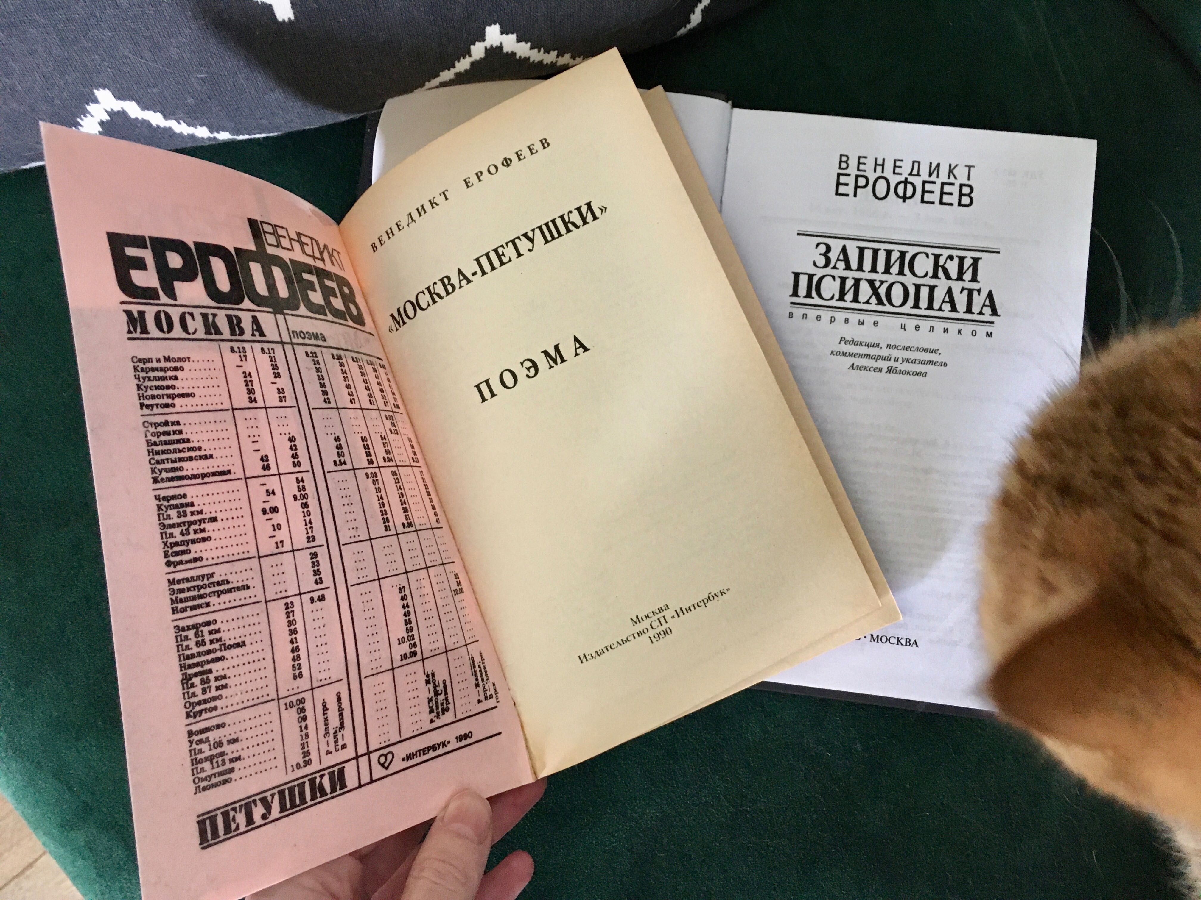 В. Ерофеев. «Москва-Петушки» та «Записки психопата»