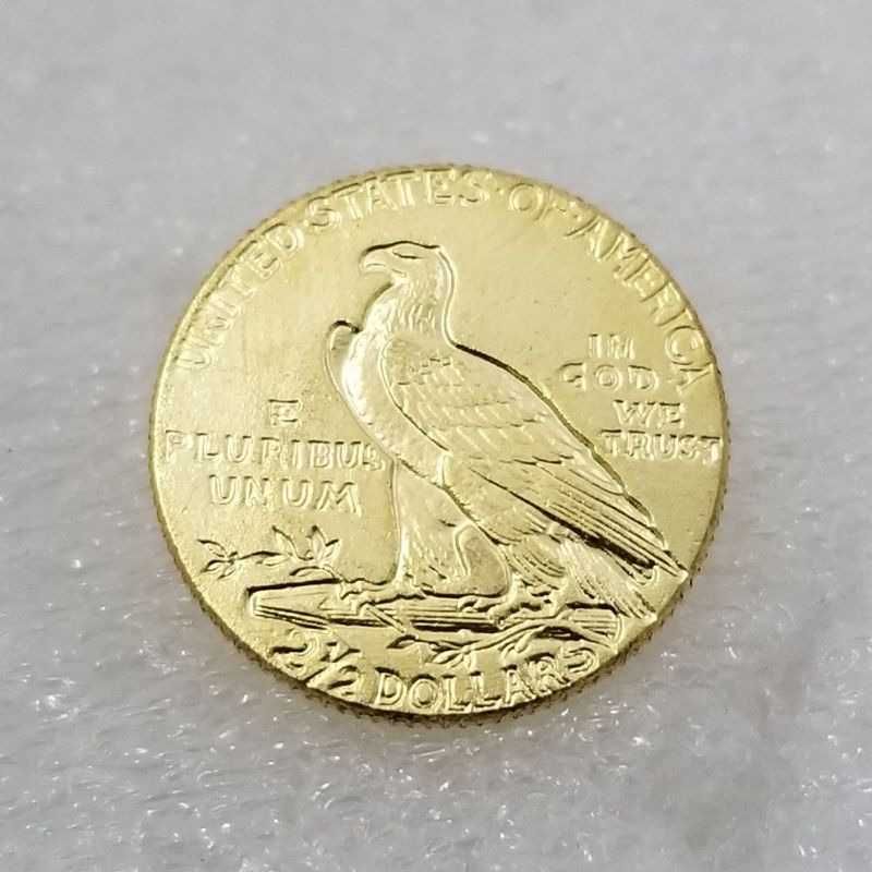 1926 USA amerykańska moneta metalowa Replika kolor złota