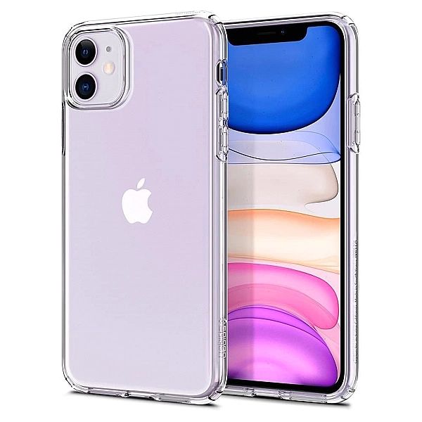 Plecki Spigen L Crystal do Apple iPhone 11 + Szkło Ochronne Bezbarwne