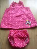 Sukienka letnia Minnie Mouse H&M 86