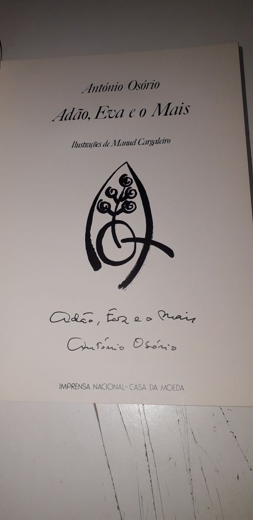 Adão, Eva e o Mais - António Osório (Ilustrações Manuel Cargaleiro)