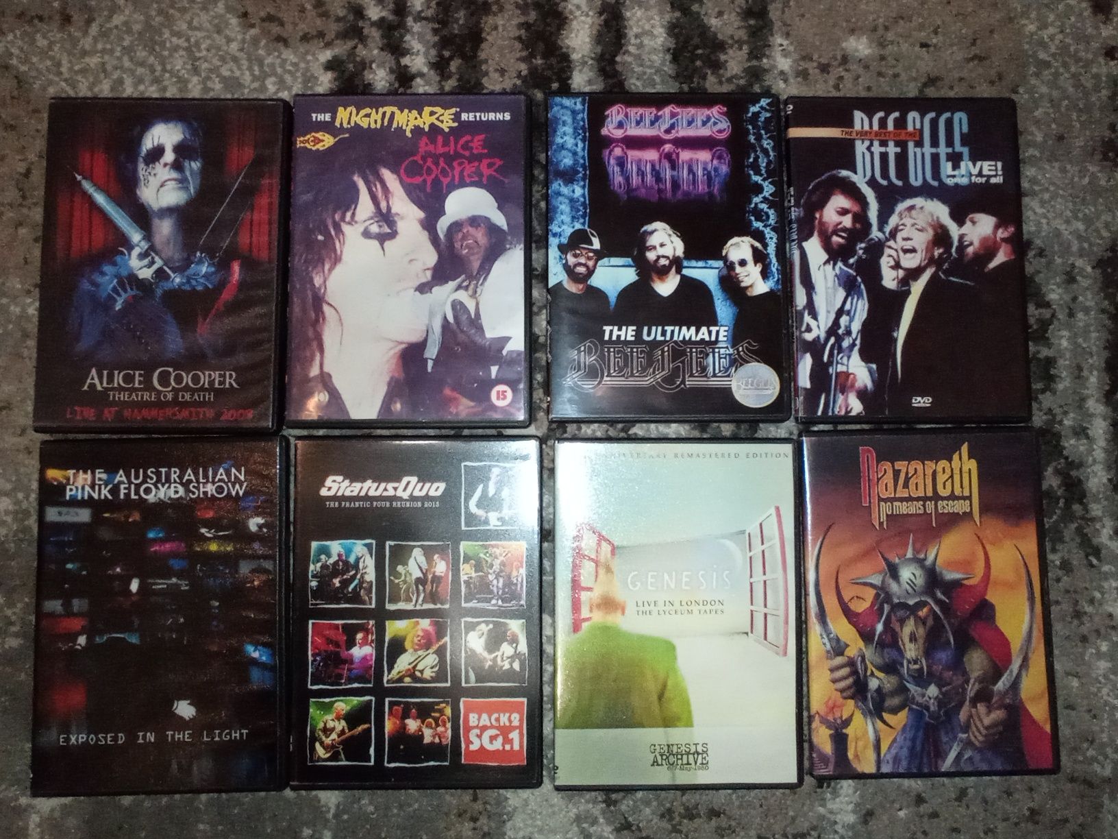 Рок группы на Dvd.только хиты.