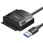 Ugreen kabel adapter do dysku 2.5'' / 3.5'' (USB-A 3.0 - SATA) czarny
