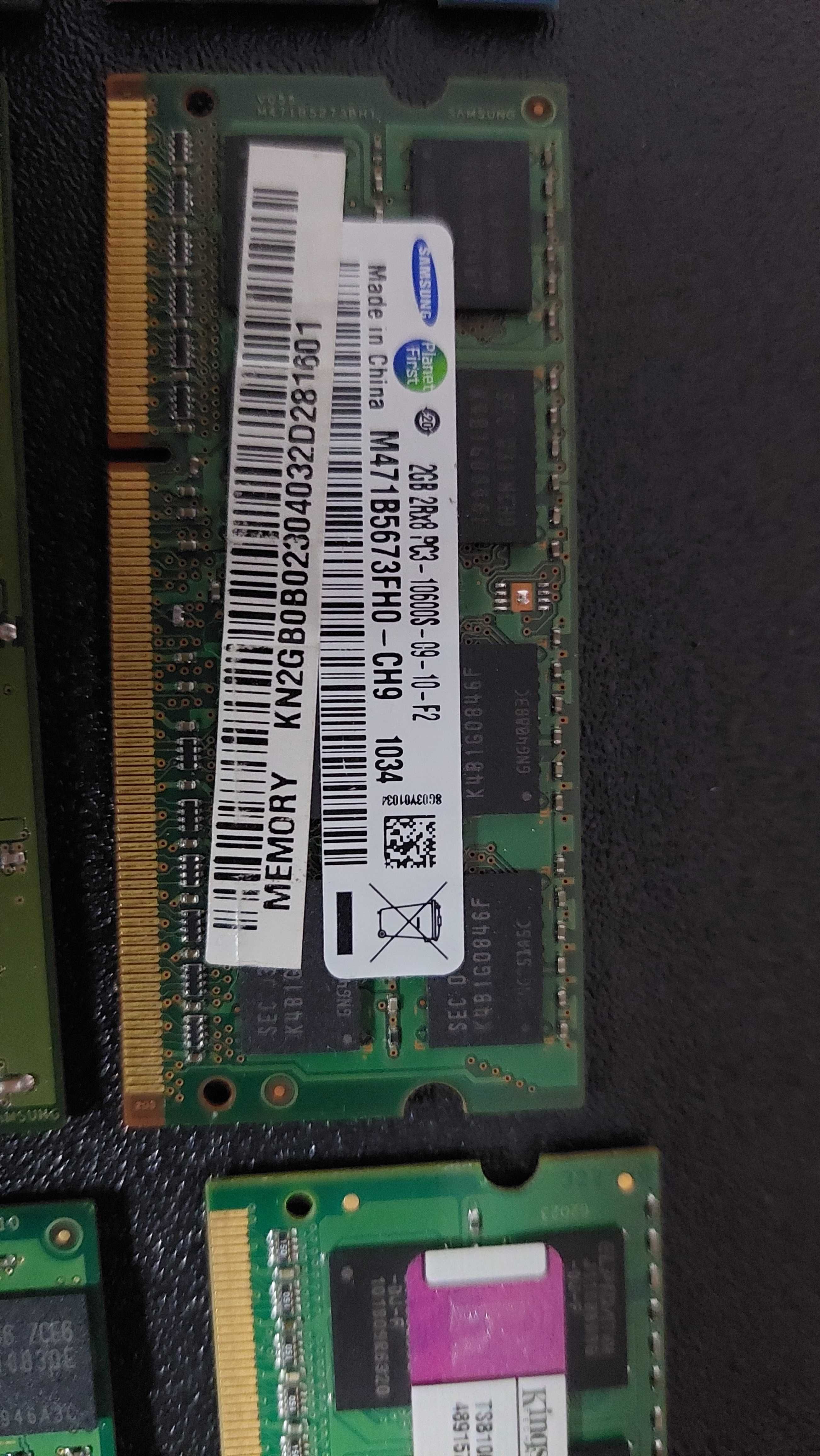 Memorias RAM PC2 PC3   4GB 2 GB 1 GB