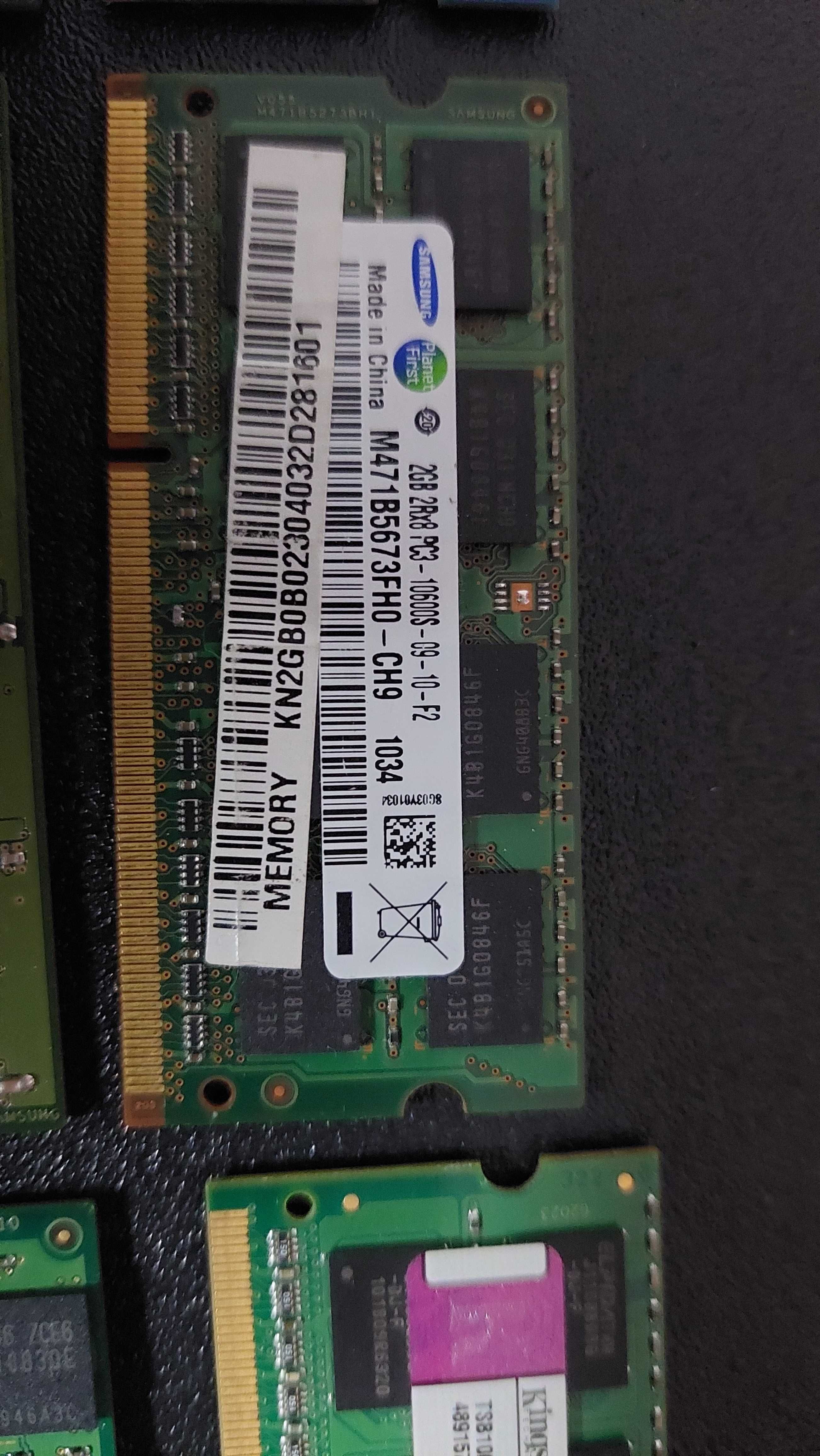 Memorias RAM PC2 PC3   4GB 2 GB 1 GB