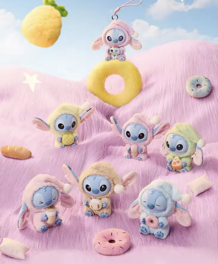Оригінал! Stitch Eat Gen Street Miniso Disney Стіч Winnie Pop Mart
