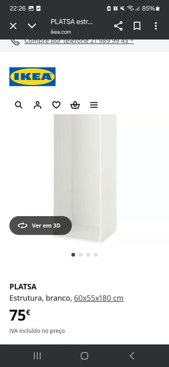 Roupeiro IKEA Platsa