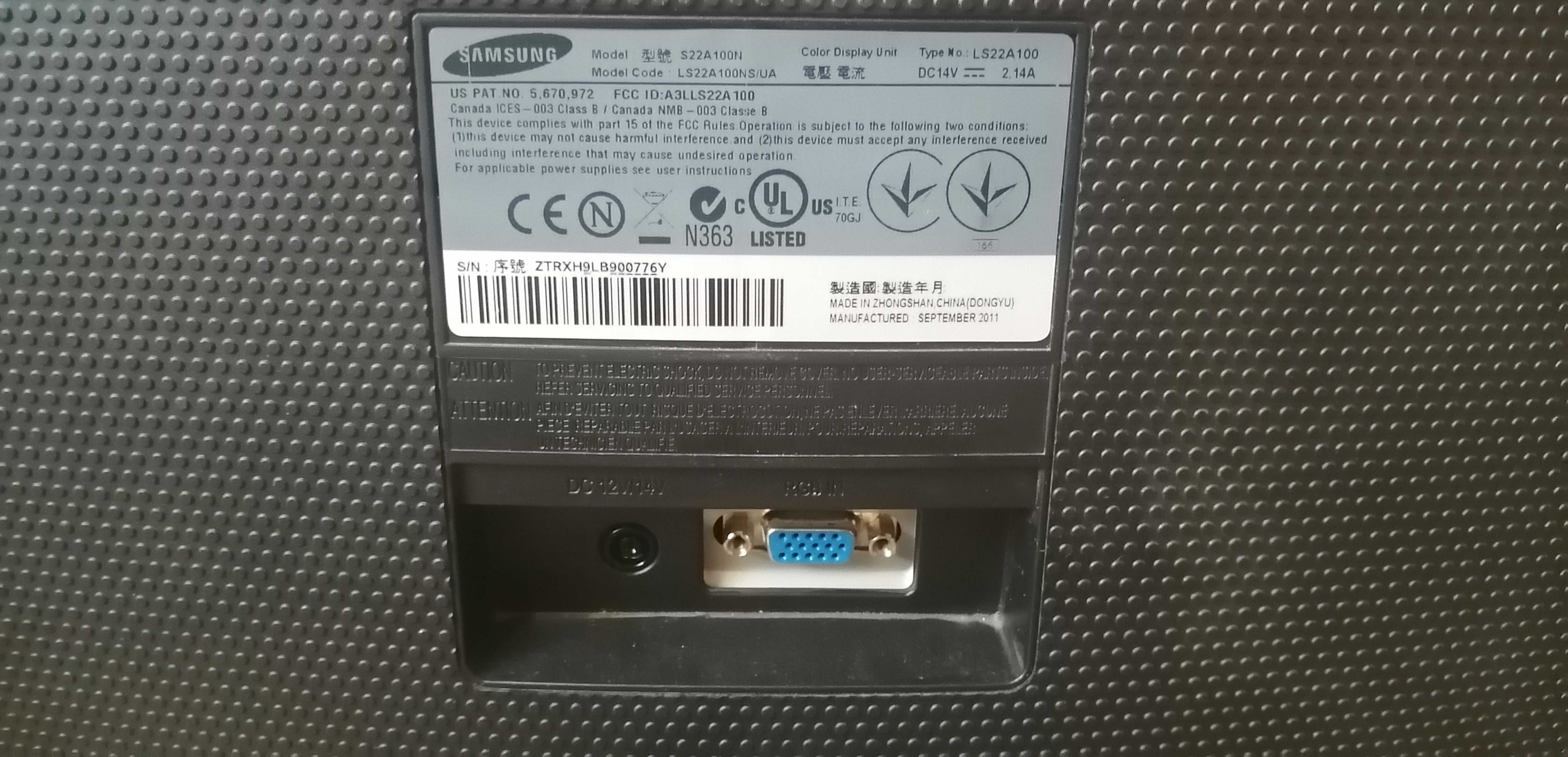 Монитор Samsung S22A300B