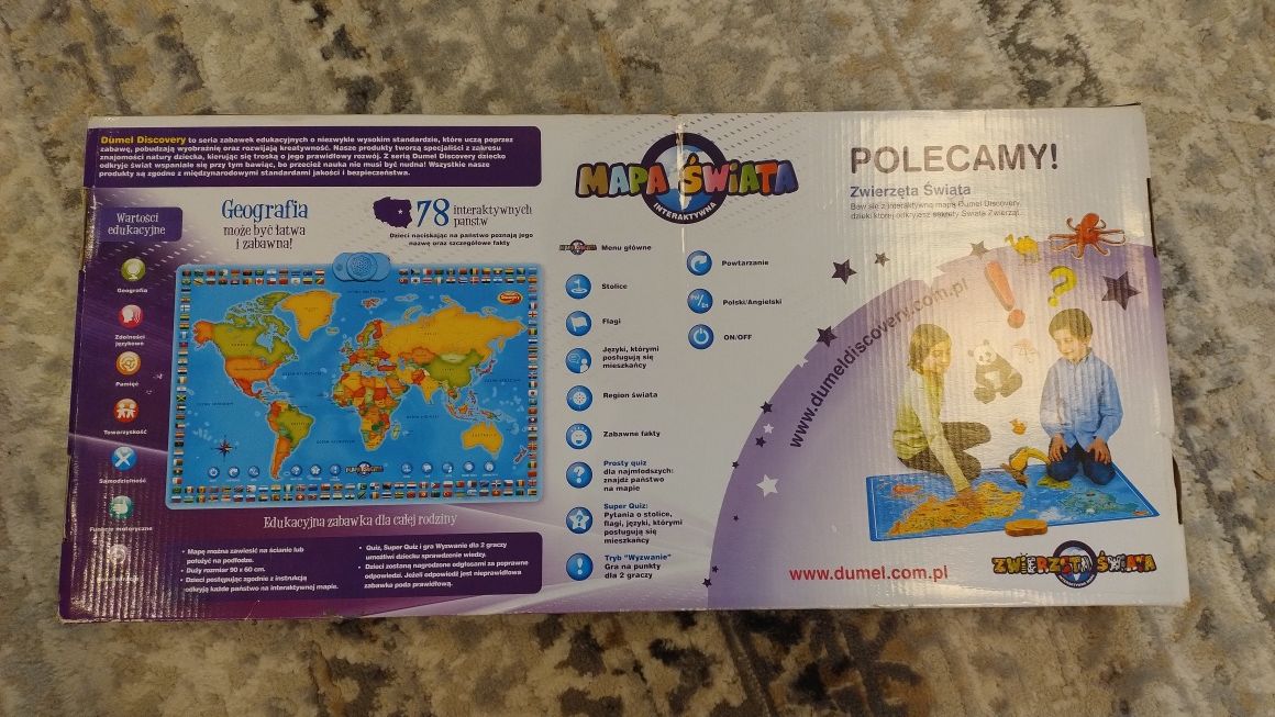 Interaktywna mapa świata