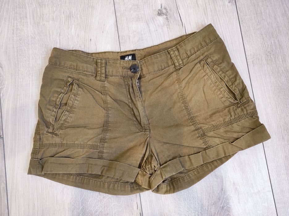 Shorty damskie krótkie spodenki H&M rozmiar L/XL