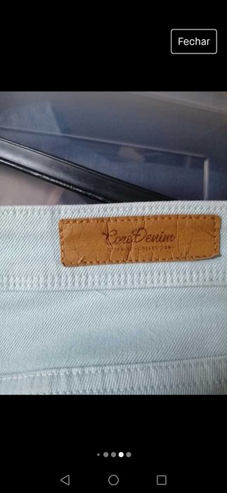 Calças de ganga elástica Zara