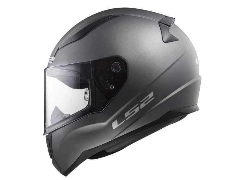Мотошолом мотошлем LS2 Rapid Solid Titanic Matt/Black Matt