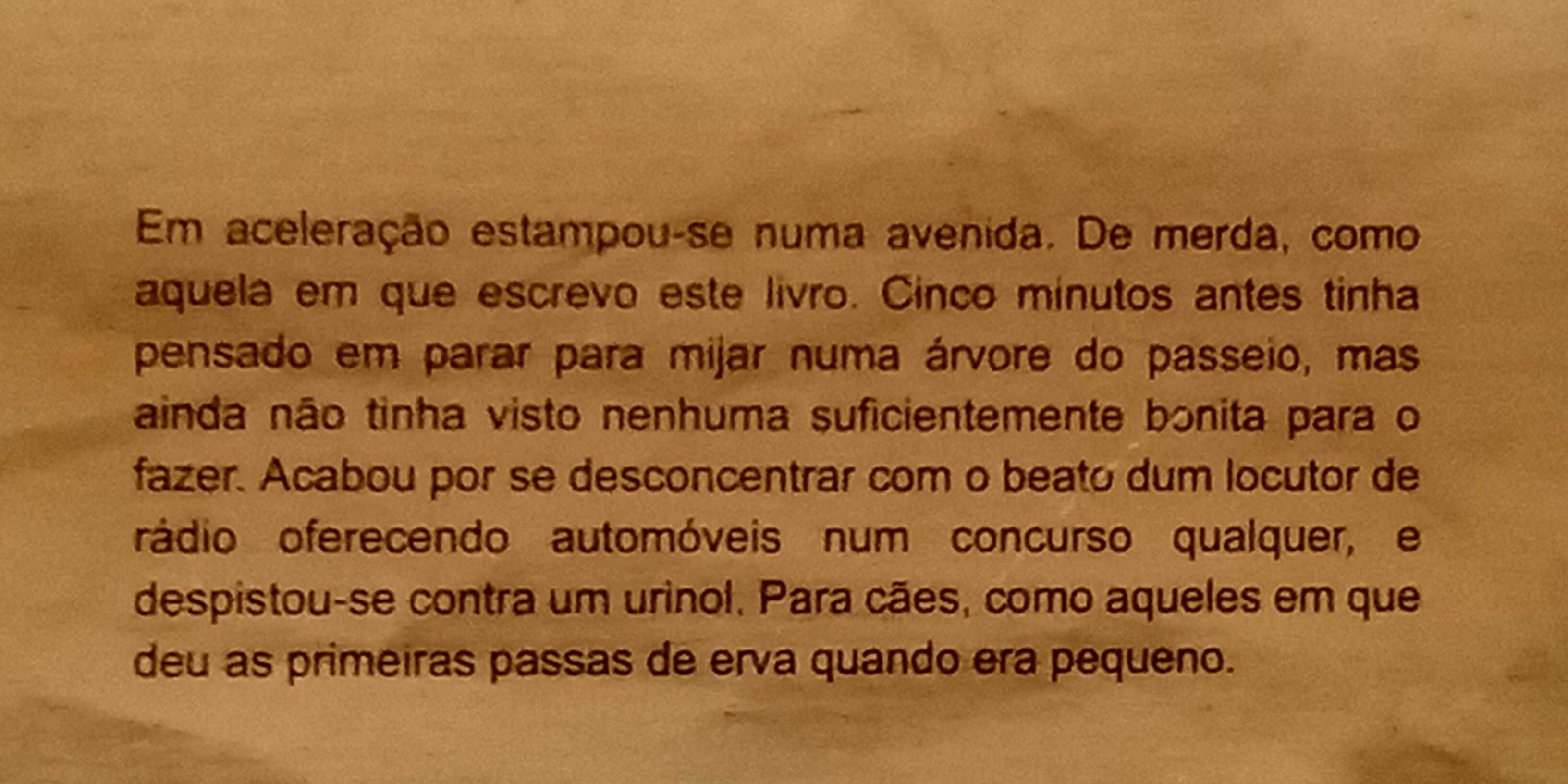 Ivar Corceiro - Numa avenida de merda