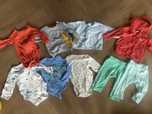 Zestaw ubranek body legginsy getry