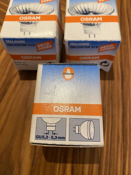 Żarówka halogenowa Osram DECOSTAR 51S 50W 12V 10° GU5.3 x 3 szt