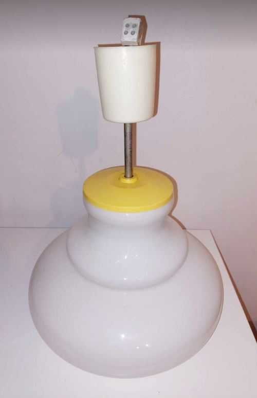 żyrandol lampa kuchenna PRL