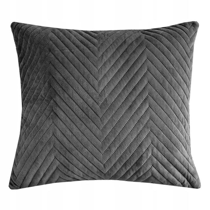 Poszewka na poduszę 50x60 Welurowa velvet pluszowa Jodełka Caden Grafi