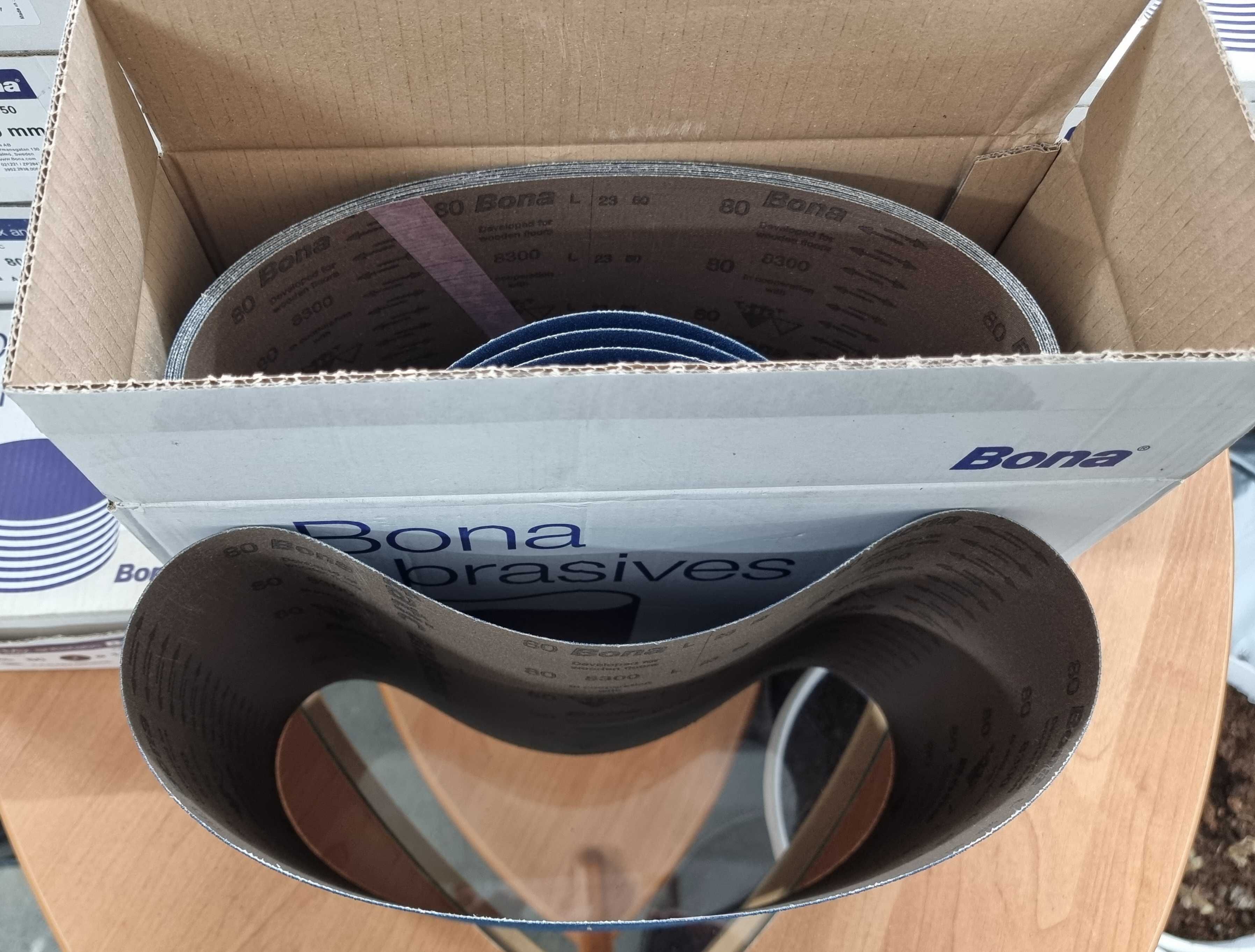 Pas bezkońcowy ścierny 200x750 Bona 8300 cyrkonia P80 (10 sztuk)