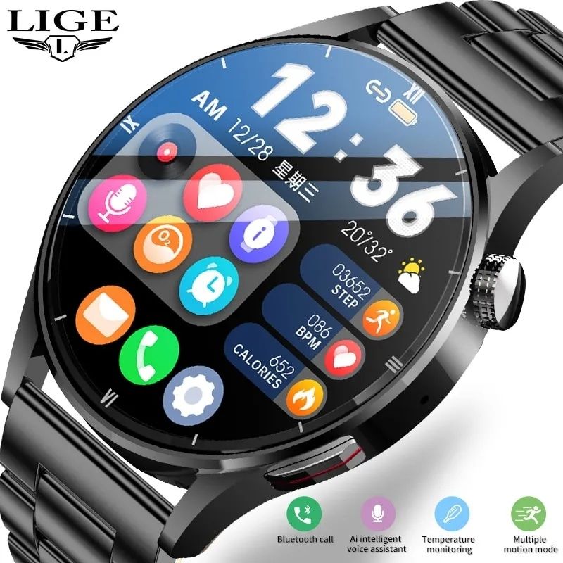 Smartwatch LIGE Zegarek Sportowy Wodoodporny