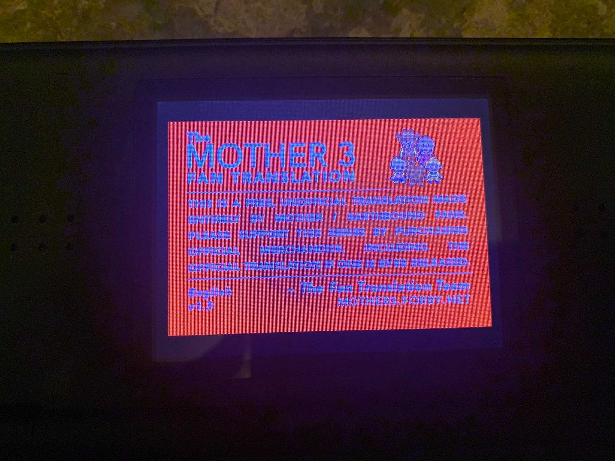 Mother 3 (tradução em inglês versão 1.3) GBA