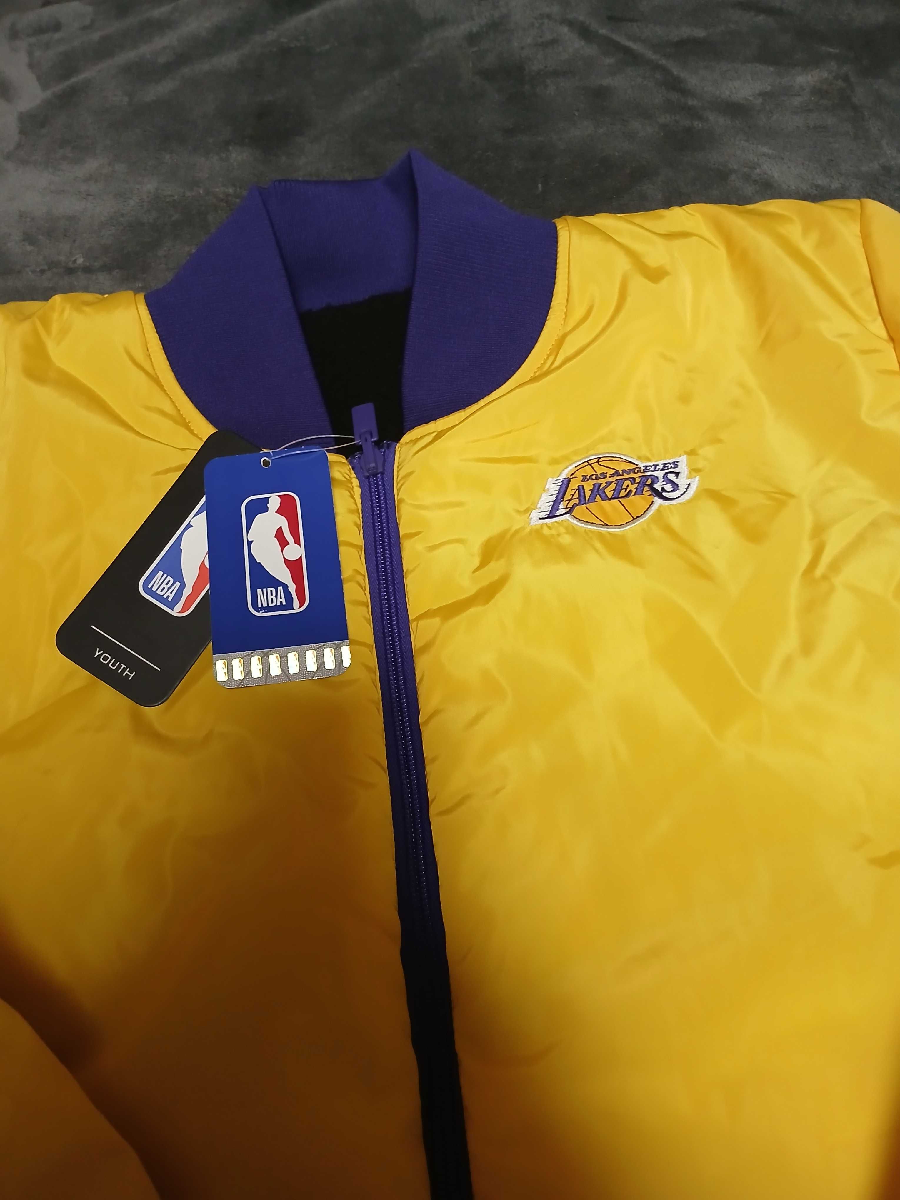 Куртка Lakers NBA двохстороння мегакрута оригінал з США