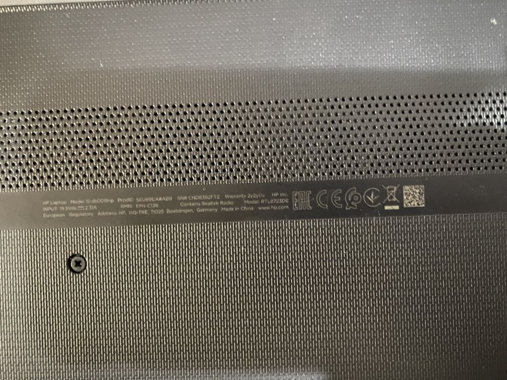 Portátil HP 15-Db0016Np