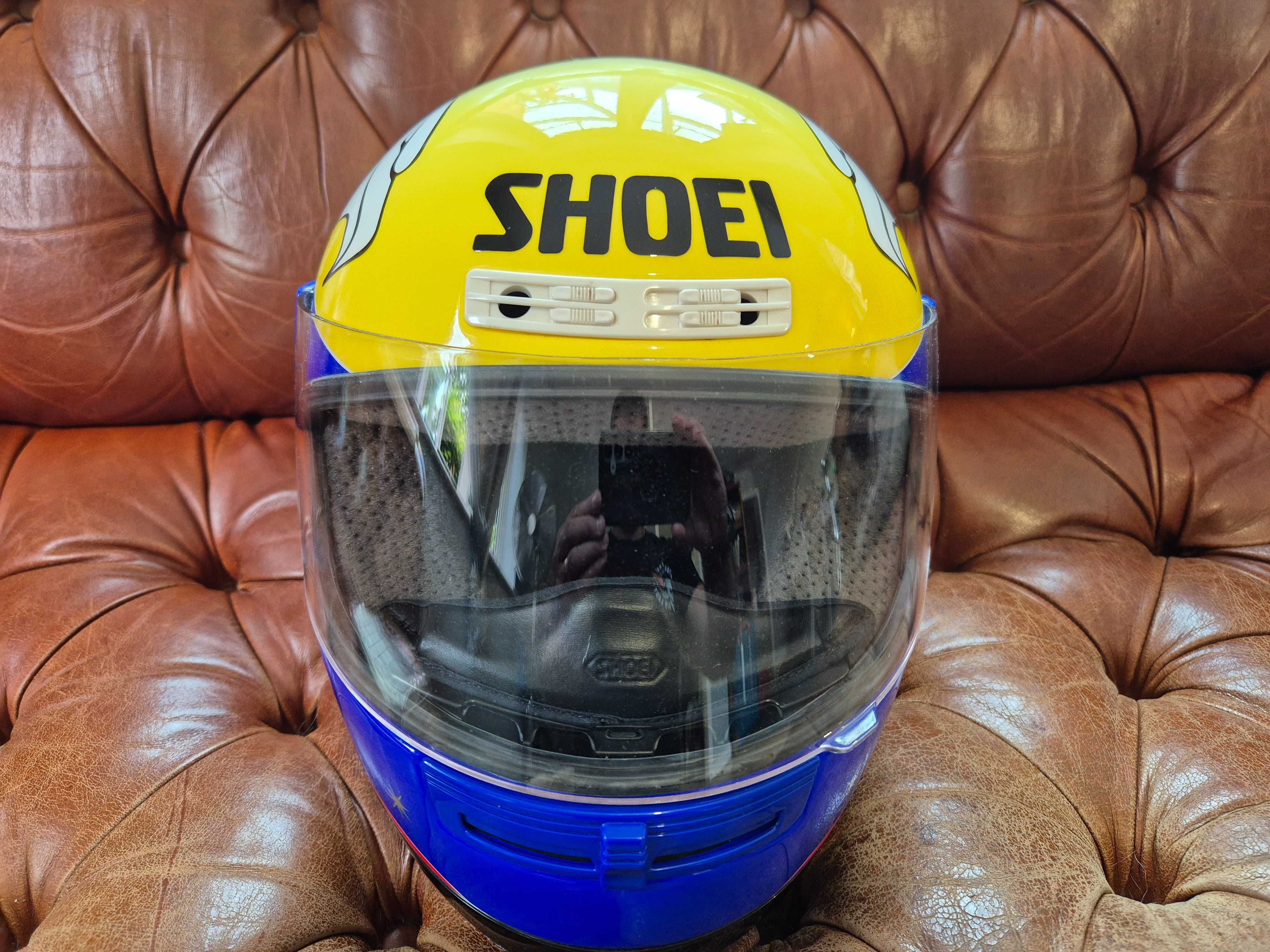 Capacete Shoei John Kocinski clássico