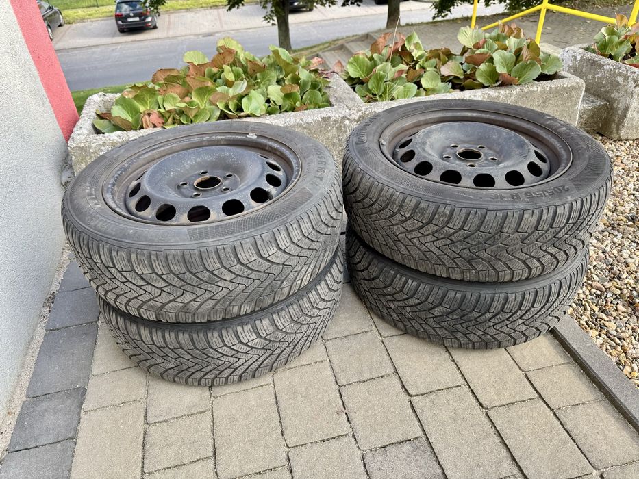 Koła zimowe 205/55 R16 16” 5x112 6.5” ET50 Octavia II VW felgi opony