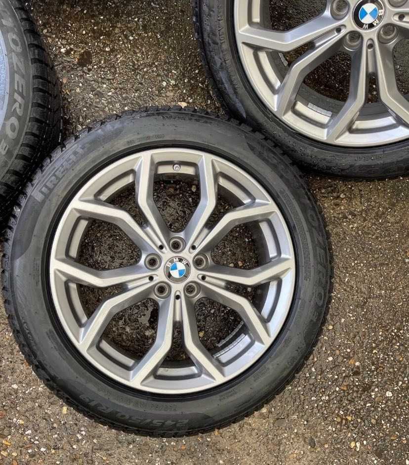 Oryginalne koła zimowe 19 BMW X3 G01 X4 G02 Pirelli 245/50 R19