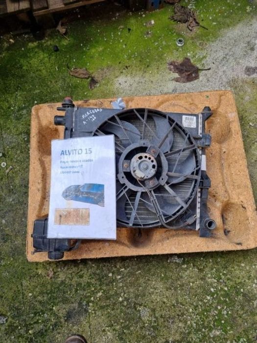 radiador de água com termoventilador Mercedes A 140 -160