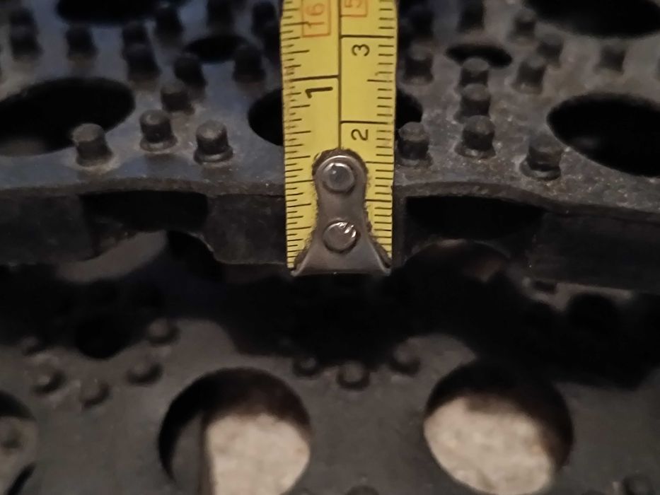 4 Tapetes fortes industriais de borracha para drenagem 59x39cm