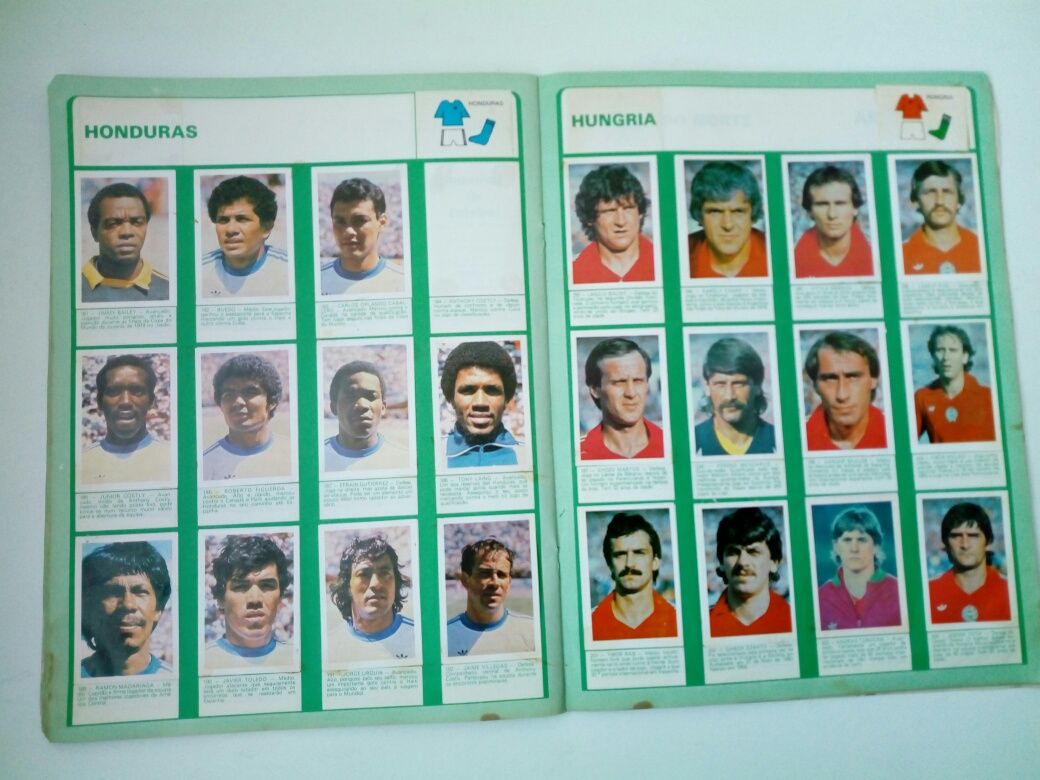 Caderneta mundial futebol 82